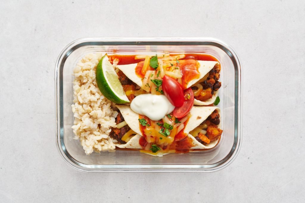 Sweet Potato & Black Bean Enchiladas